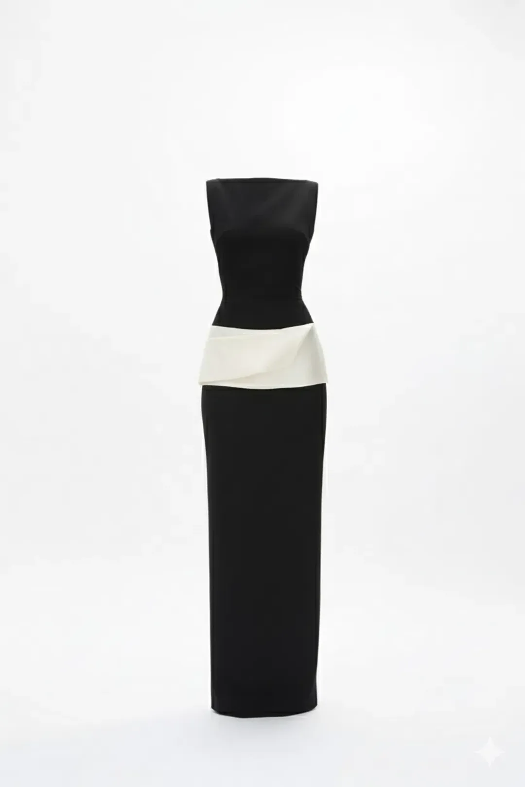 Rachel Gilbert Rikki Maxi Gown Black/Ivory Size AU 10 for rent on The Volte - main image