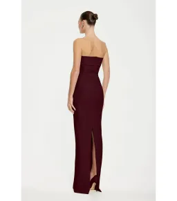 Effie Kats Monroe Maxi Gown in Wine Size AU 6 for rent on The Volte - image 3