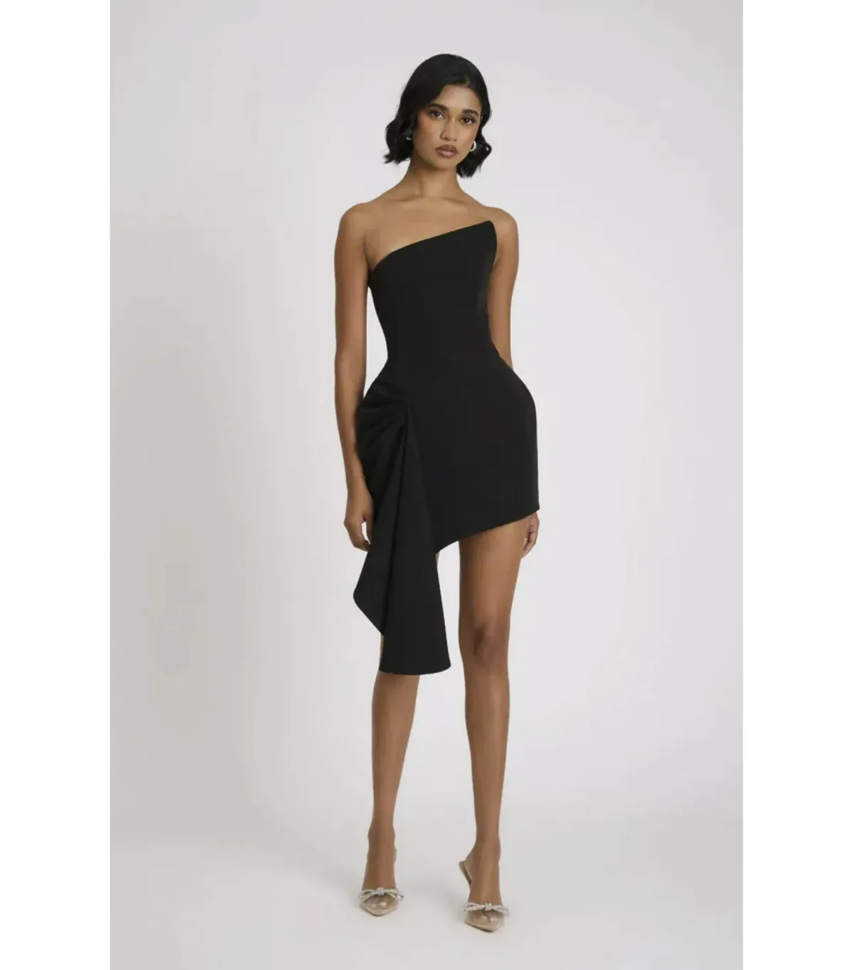 Eliya The Label Nellie Mini Dress Black Size AU 6  for rent on The Volte - main image