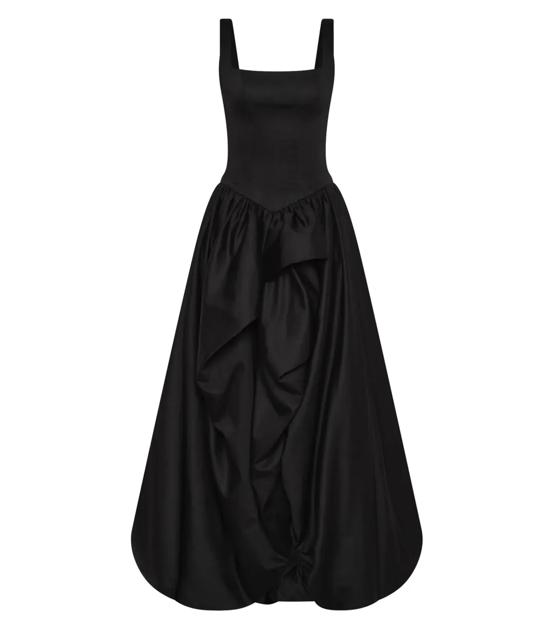 Aje Alani Maxi Gown Black Size AU 8  for rent on The Volte - main image