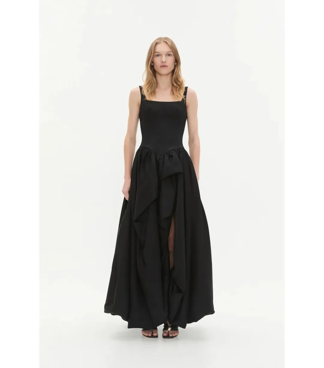 Aje Alani Maxi Gown Black Size AU 8  for rent on The Volte - main image