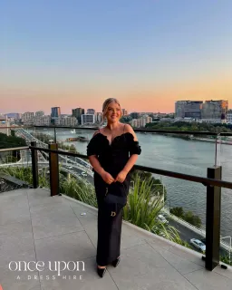 Acler Darnhill Midi Dress Black Size 12  for rent on The Volte - image 2