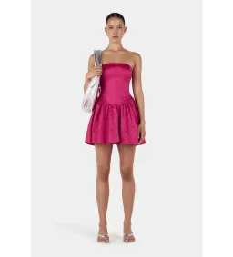 Hansen & Gretel Partridge Taffeta Dress Pink Size 6  for rent on The Volte - image 1