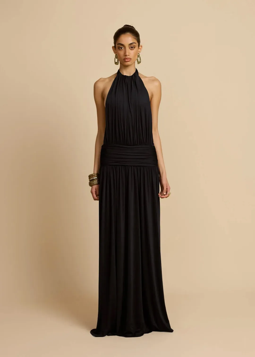 Arcina Ori Santina Maxi Dress Black Size S / AU 8  for rent on The Volte - main image