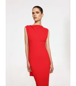 Effie Kats Audrey Maxi Gown Cherry Red Size Small / AU 8 for rent on The Volte - image 4