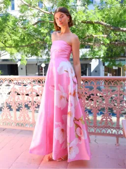 Aston Studio Audrey Maxi Dress in Parfeit Blossom Size AU 6 for rent on The Volte - image 1