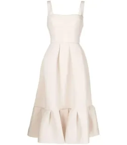 Rachel Gilbert Cora Knee Length Dress Nude Size 1 / AU 8 for rent on The Volte - image 3