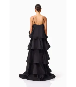 Elliatt Tilly Tiered Maxi Dress Black Size M / AU 10 for rent on The Volte - image 5
