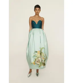 Alémais Alémais Anita Maxi Gown Green Size AU 12 for rent on The Volte - image 1