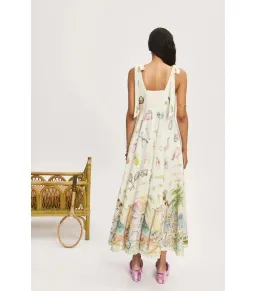 Alémais Anouk Ballet Midi Sundress Print Size AU 14 for rent on The Volte - image 3