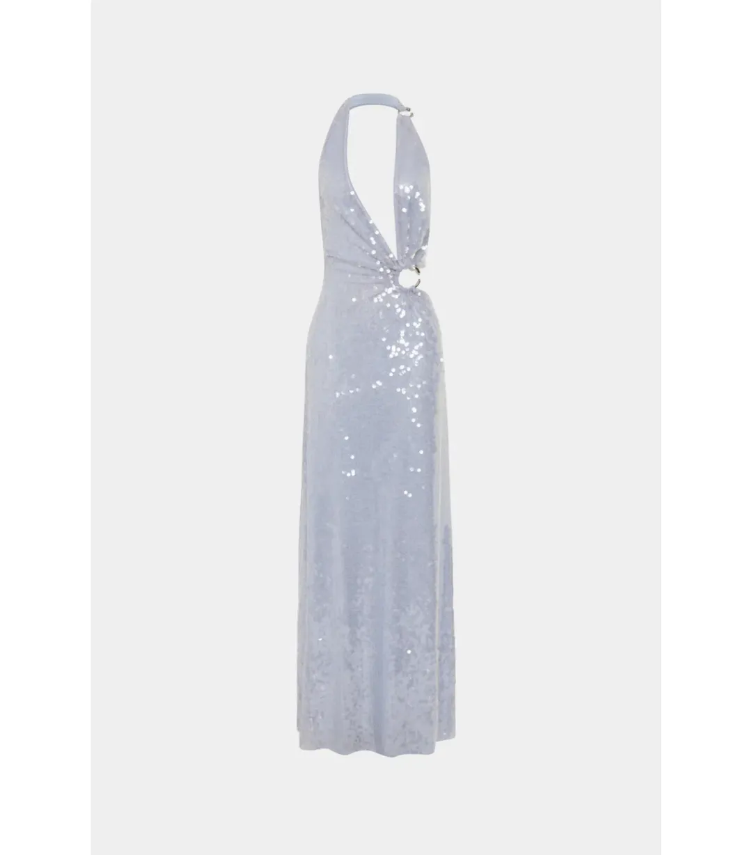 MISHA Devon Sequin Maxi Dress Cloud Blue Size S / AU 8  for rent on The Volte - main image