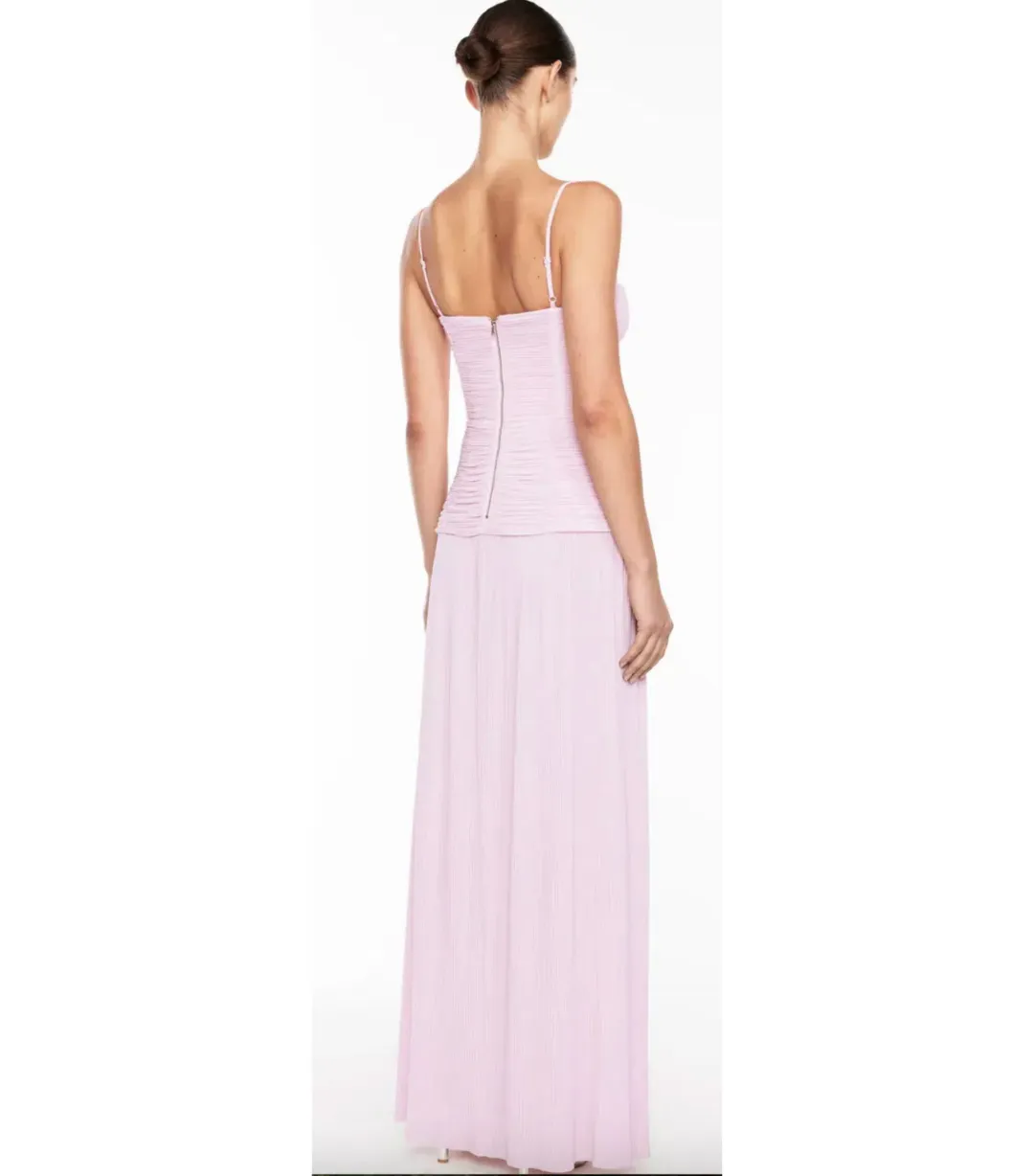 Manning Cartell Double Time Pleat Maxi Dress Hydrangea Size AU 4 for rent on The Volte - main image
