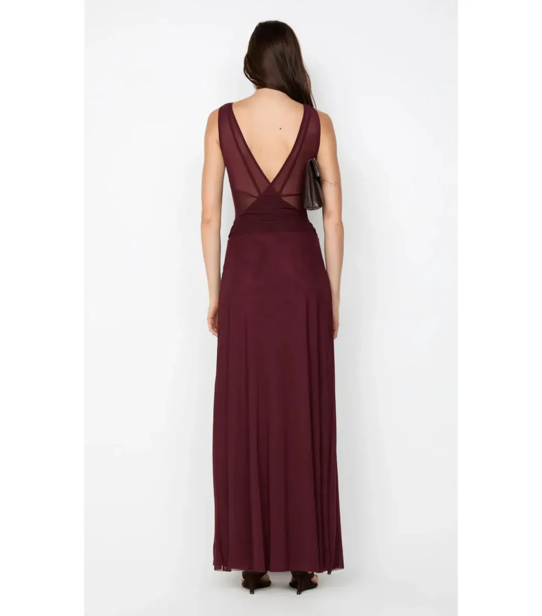 Bec & Bridge Jimena Maxi Dress Plum Size AU 8  for rent on The Volte - main image