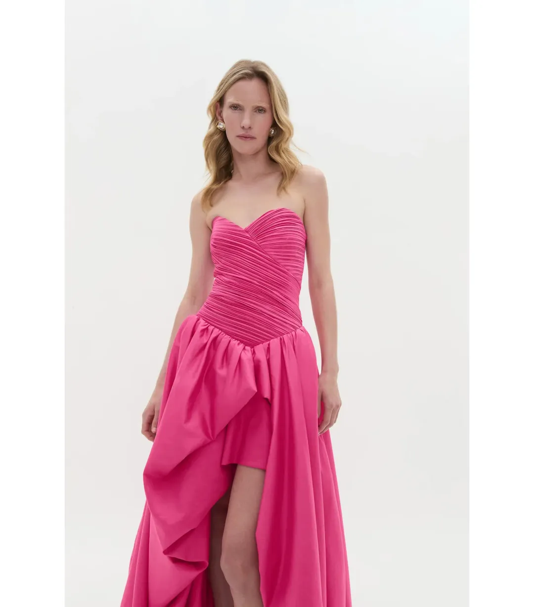 Aje Estelle Maxi Gown Cerise Pink Size AU 6   for rent on The Volte - main image