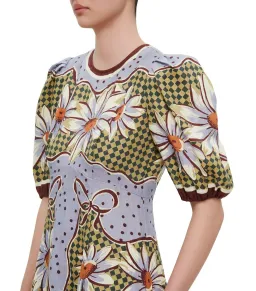 Alemais Daisy Linen Midi Dress Multi Size AU 12 for rent on The Volte - image 4