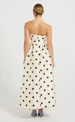 Pasduchas Dottie Strapless Midi Dress size 14 for rent on The Volte - image 3