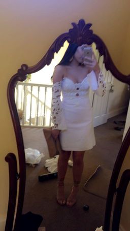 Thurley Helena Dress White Size 8 for rent on The Volte - image 2