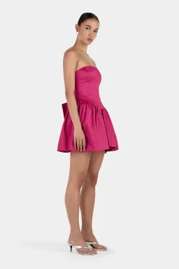 Hansen And Gretel Partridge Taffeta Dress Magenta Pink Size 8 for rent on The Volte - image 3