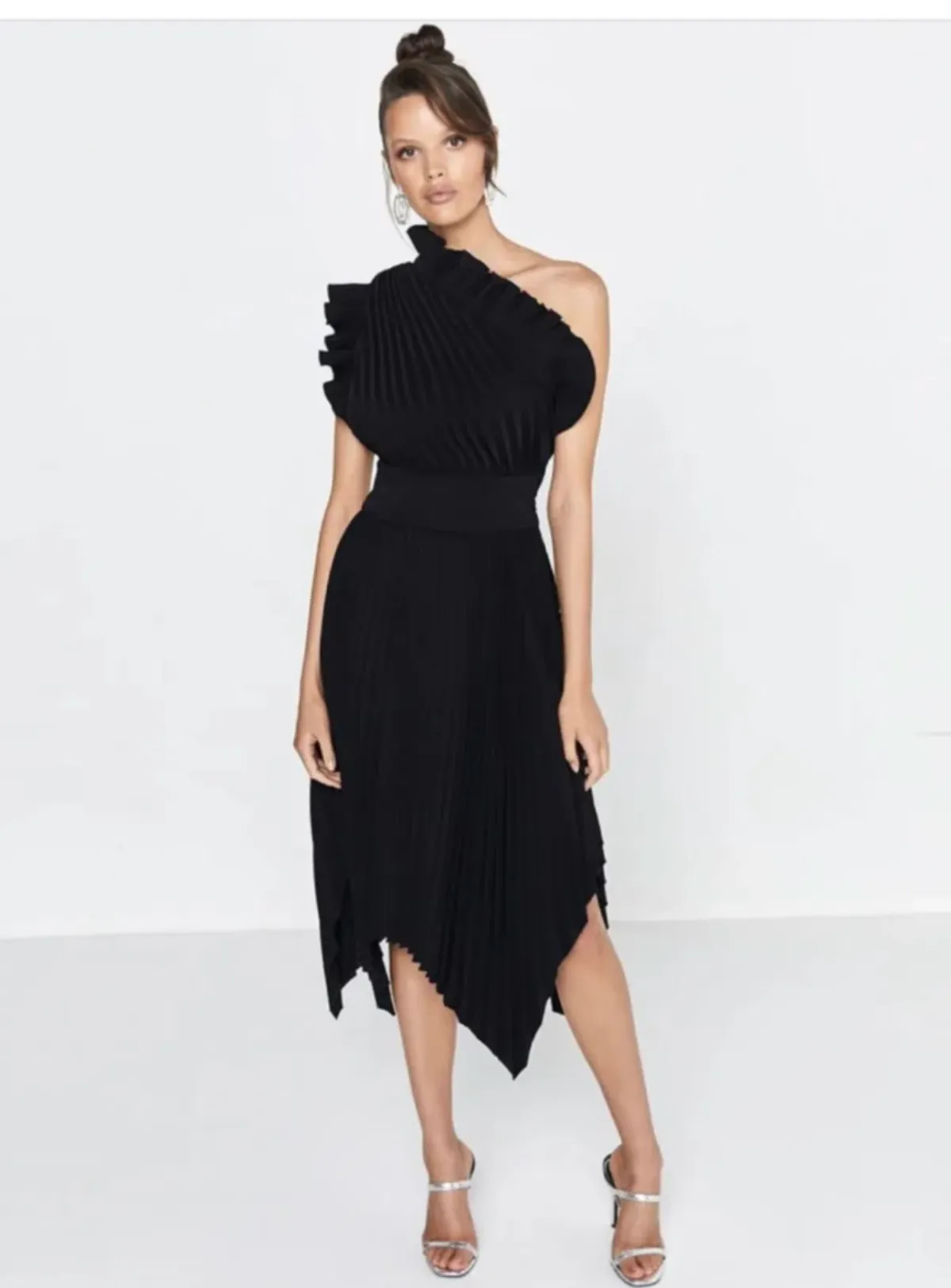 Mossman The Lady Like Dress Black Size 14  for rent on The Volte - main image