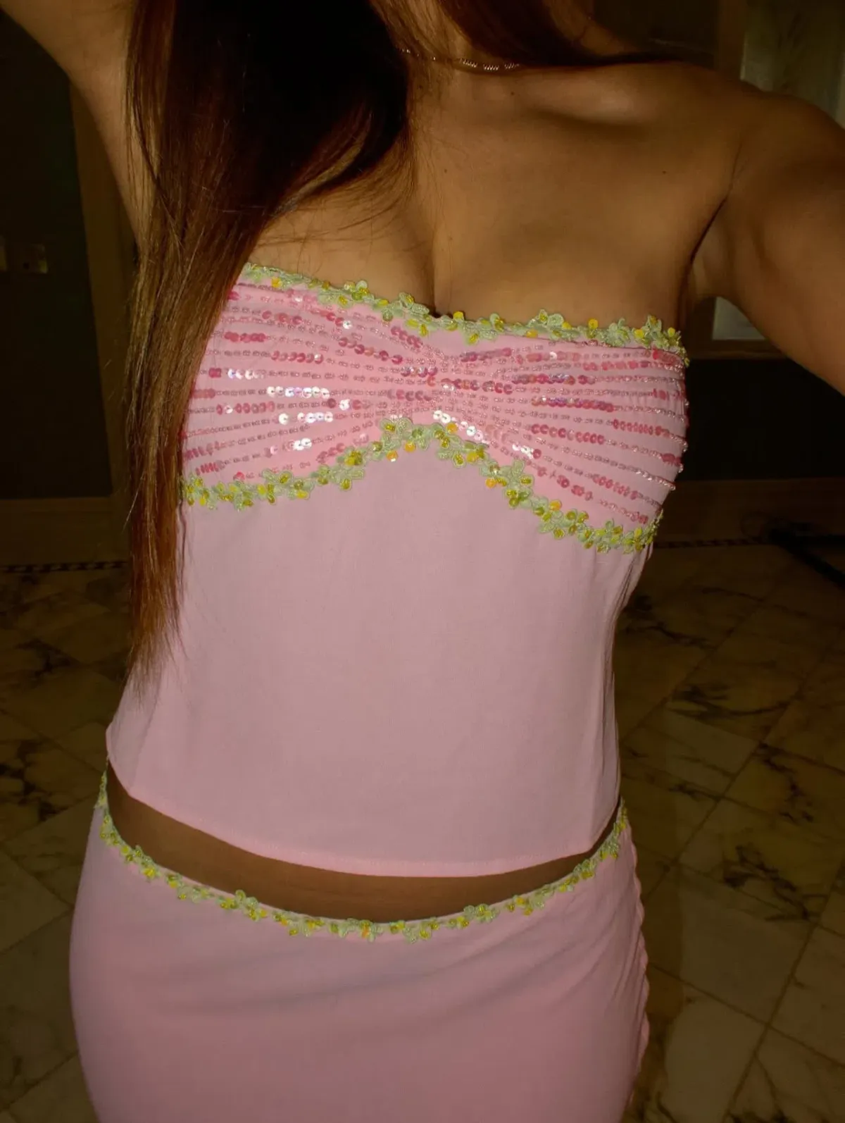 Jemima Set IAMDELILAH , Pink Size 6  for rent on The Volte - main image