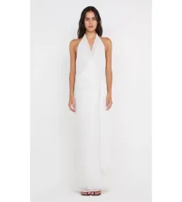 Bec & Bridge Soneva Wrap Dress Ivory Size 6 for rent on The Volte - image 1