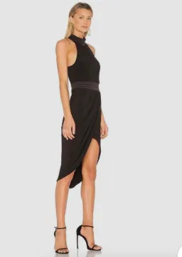 Zhivago Miracle Midi Dress  Black Size AU 12 for rent on The Volte - image 2