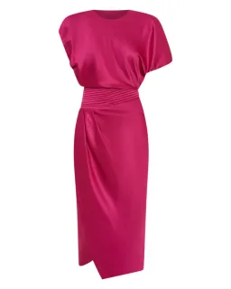 Zhivago Bondi Midi Dress Fuschia Size 12 for rent on The Volte - image 4