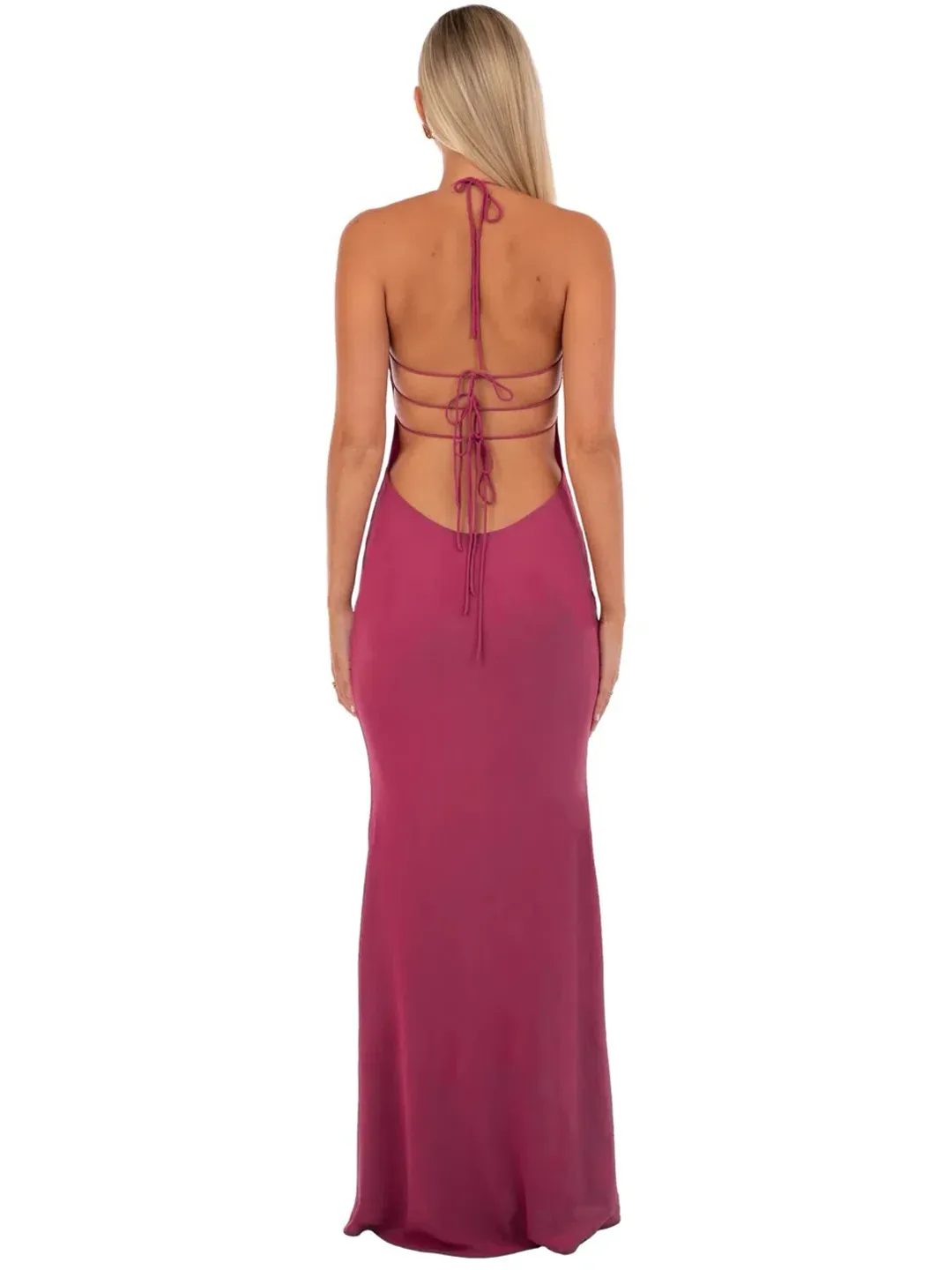 I Am Delilah Delilah Maxi Dress Wine Size 8 / S for rent on The Volte - main image