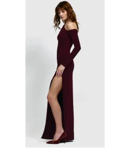 Effie Kats Cayley Maxi Dress Burgundy Size Medium / AU 10 for rent on The Volte - image 2