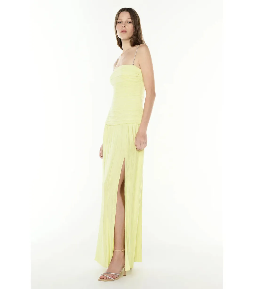 Manning Cartell Royal Debut Maxi Dress in Lemon Yellow AU 10  for rent on The Volte - main image