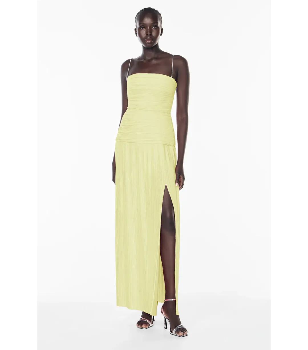 Manning Cartell Royal Debut Maxi Dress in Lemon Yellow Size AU 12  for rent on The Volte - main image