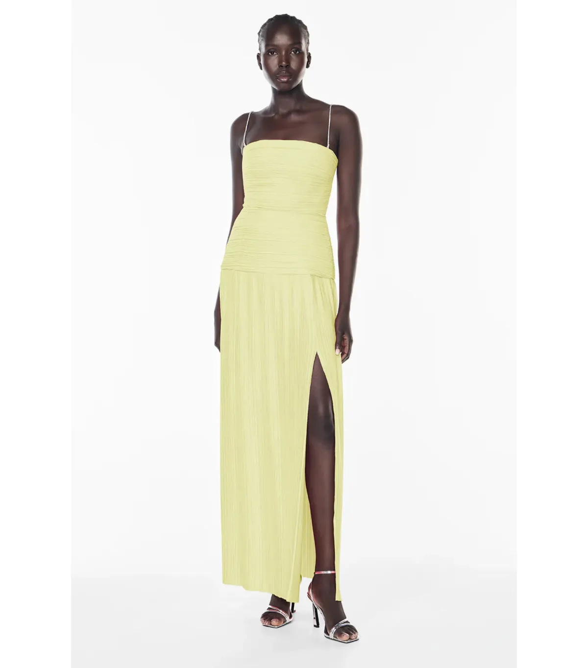 Manning Cartell Royal Debut Maxi Dress in Lemon Yellow Size AU 12  for rent on The Volte - main image