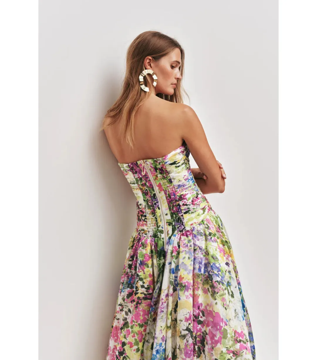 Aje Dahlia Maxi Gown in Lavandula Size 6 for rent on The Volte - main image