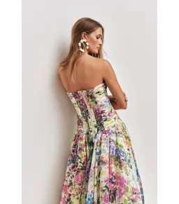 Aje Dahlia Maxi Gown in Lavandula Size 16 for rent on The Volte - image 4