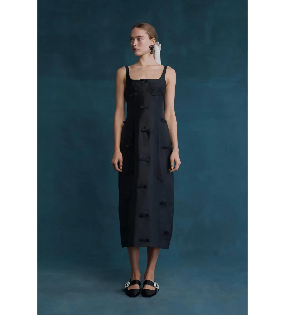 Lovaan Camilla Dress Black Size 8  for rent on The Volte - main image