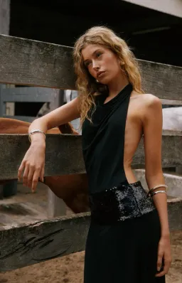 Ance Gria Adele Gown Black Size S/Au  8 for rent on The Volte - image 5