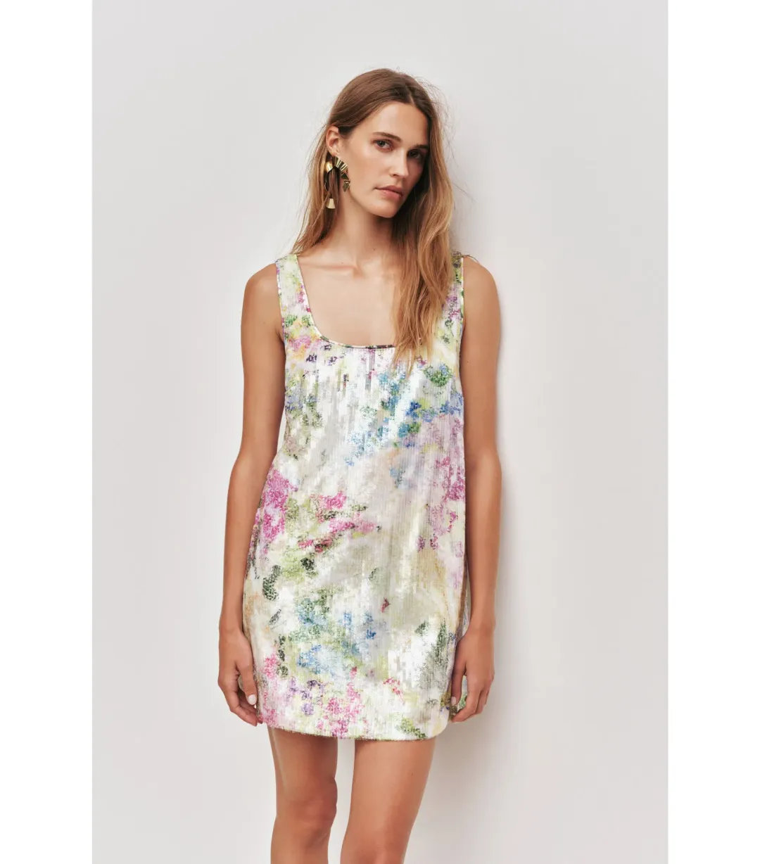 Aje Dahlia Mini Dress Lavandula Size 12 for rent on The Volte - main image