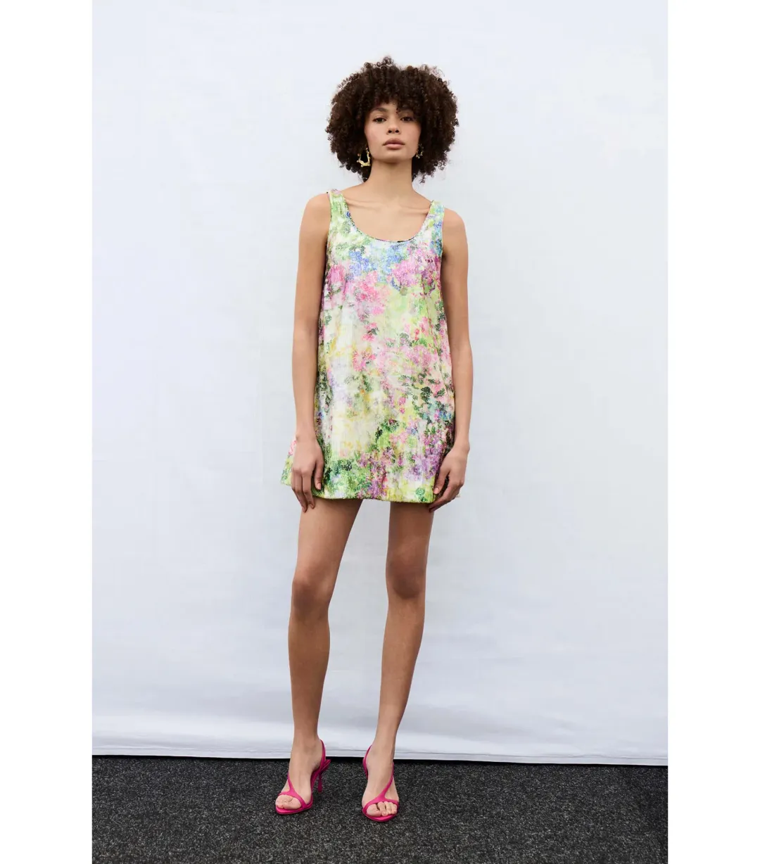 Aje Dahlia Mini Dress Lavandula Size 12 for rent on The Volte - main image