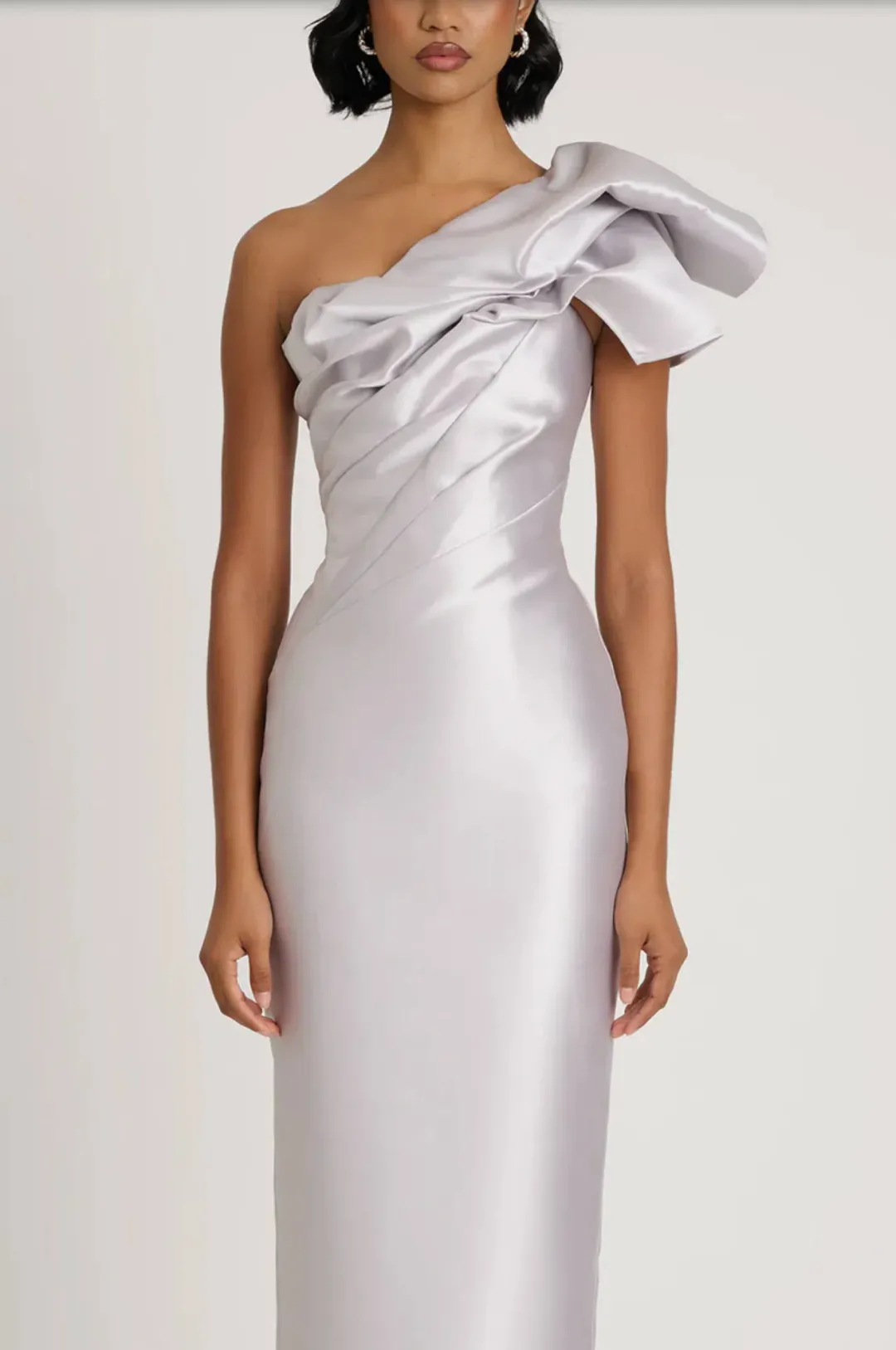 Eliya The Label Ashton Gown Silver Size S / AU 8 for rent on The Volte - main image