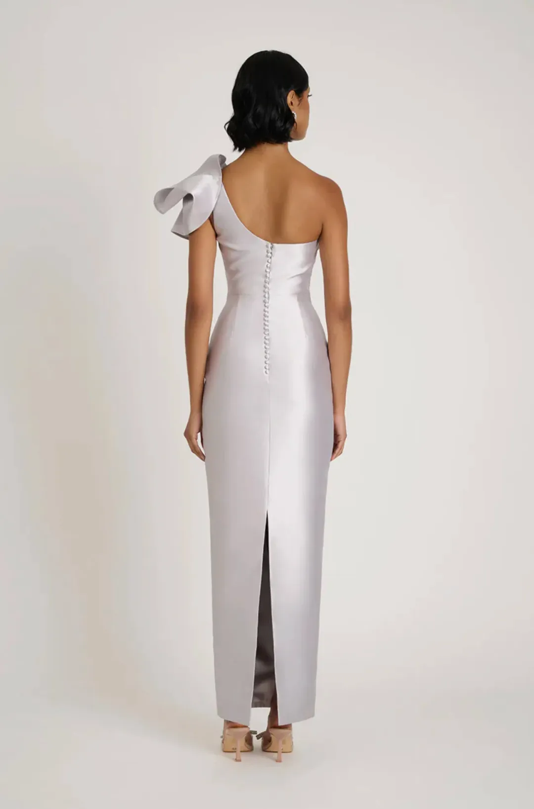 Eliya The Label Ashton Gown Silver Size S / AU 8 for rent on The Volte - main image