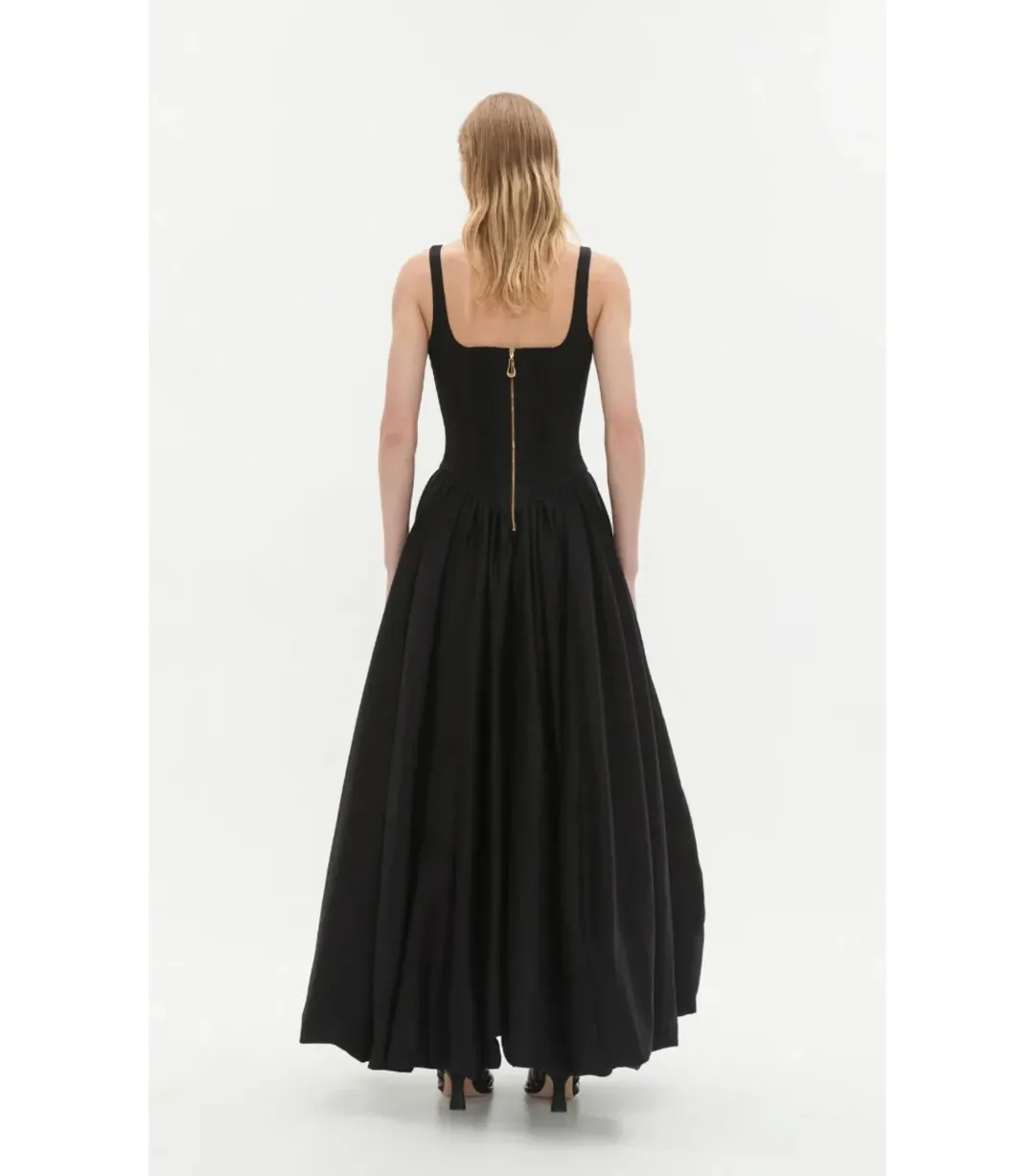 Aje Alani Maxi Gown in Black Size AU 8 for rent on The Volte - main image
