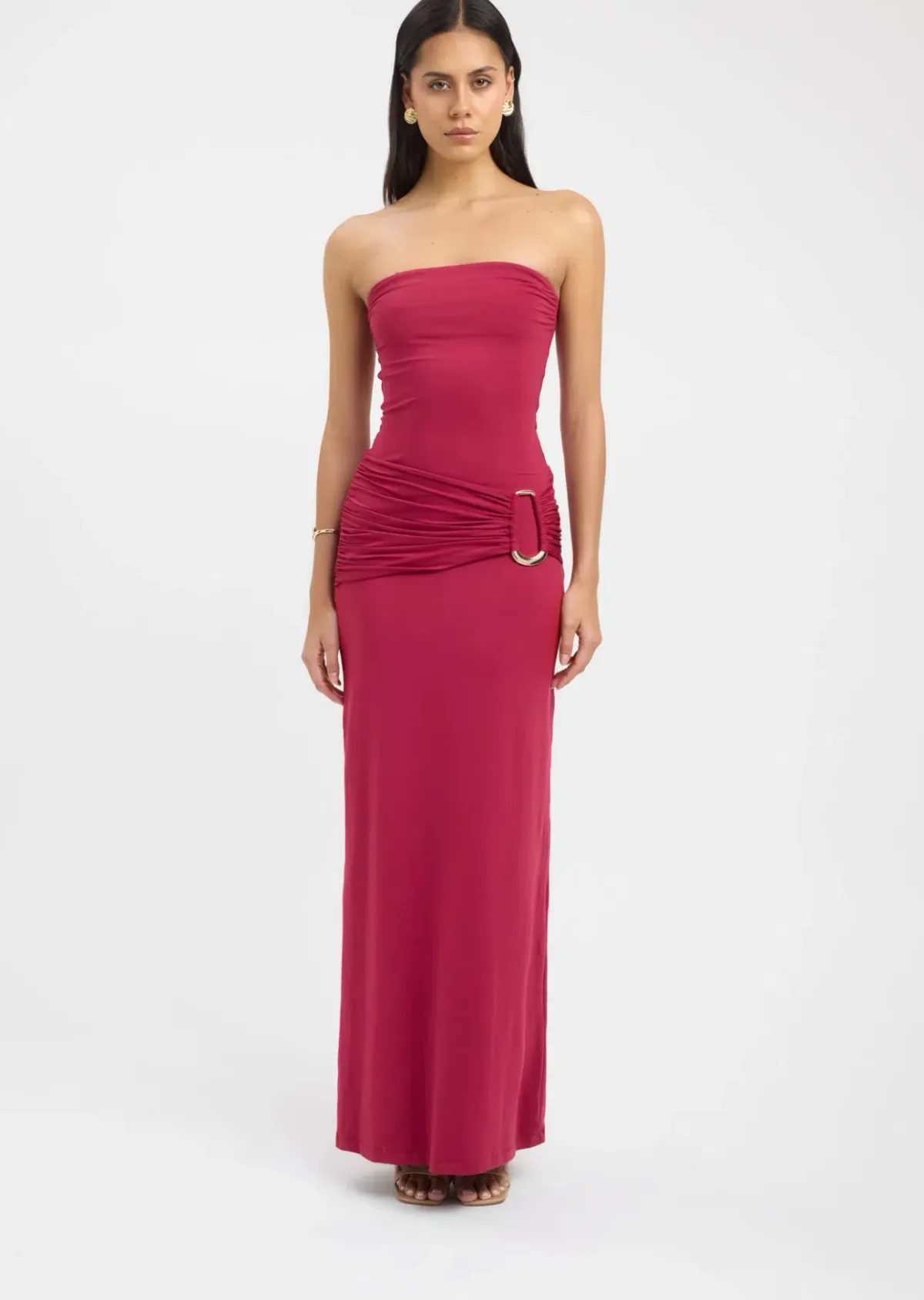 Kookai Torin Trim Maxi dress for rent on The Volte - main image