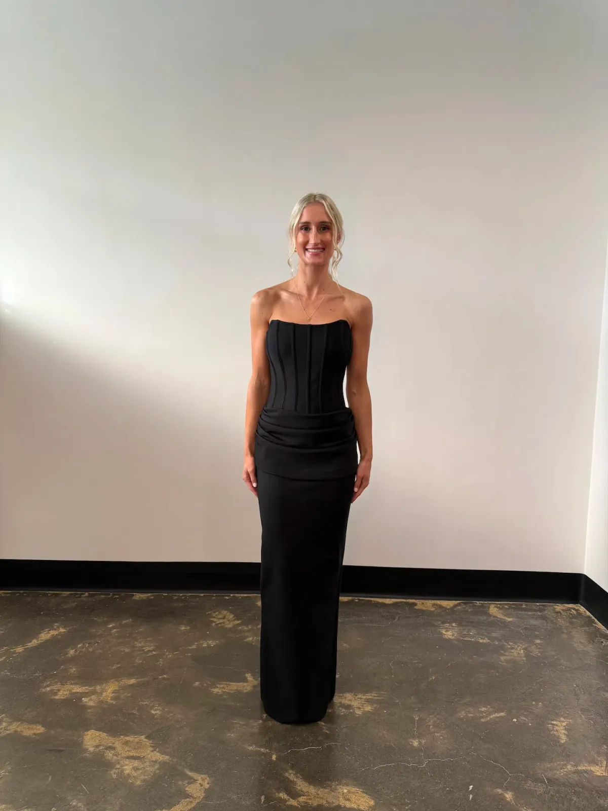 Eliya The Label Hilda Gown in Black Size AU10 for rent on The Volte - main image
