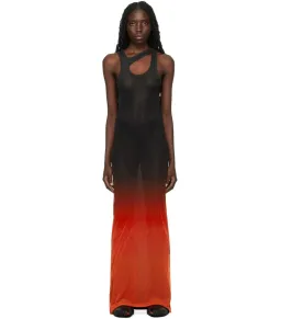 Ottolinger Gradient Maxi Dress Black/Red Size S / AU 8 for rent on The Volte - image 1