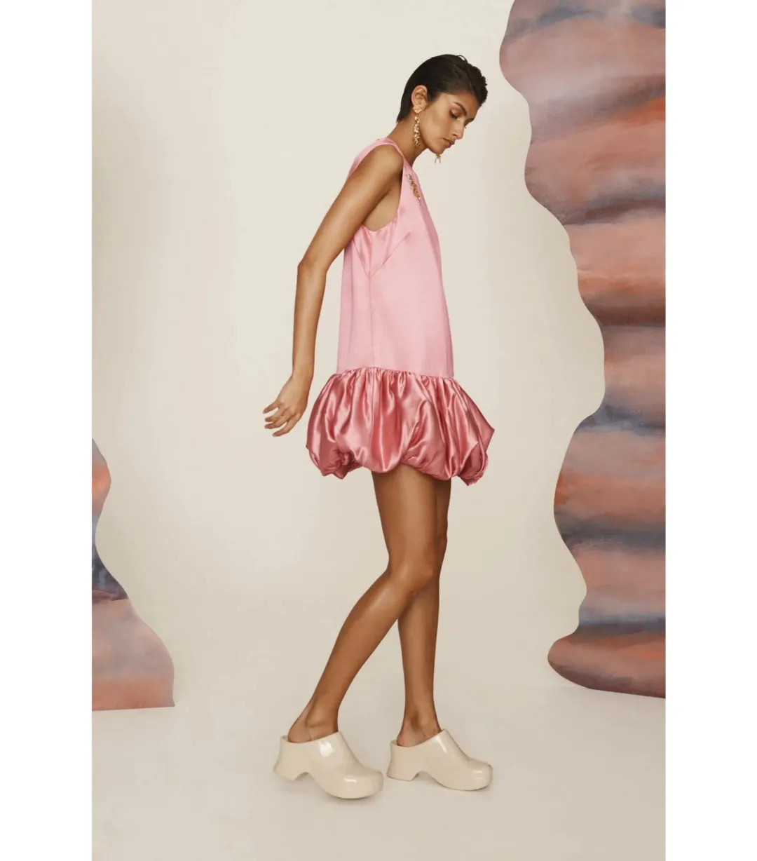 Alémais Neptuna Mini Dress Pink Size 12 for rent on The Volte - main image