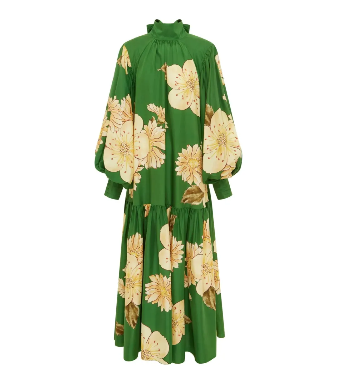Alémais Sage Silk Gown Green Size S / AU 8 for rent on The Volte - main image