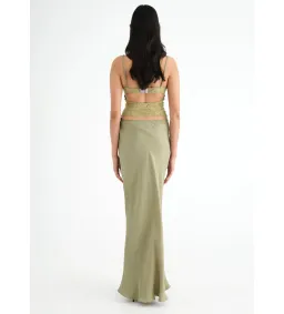 Benni Miko Maxi Set in Pear Size 8 for rent on The Volte - image 4