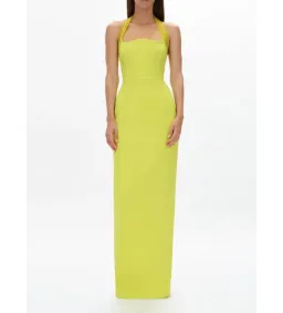 Rachel Gilbert Maria Gown in Citrus Size AU12 for rent on The Volte - image 1