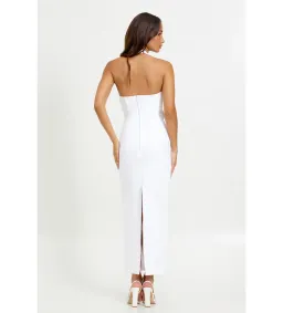 Lexi Pirro Midi Dress in White Size AU  8 for rent on The Volte - image 2