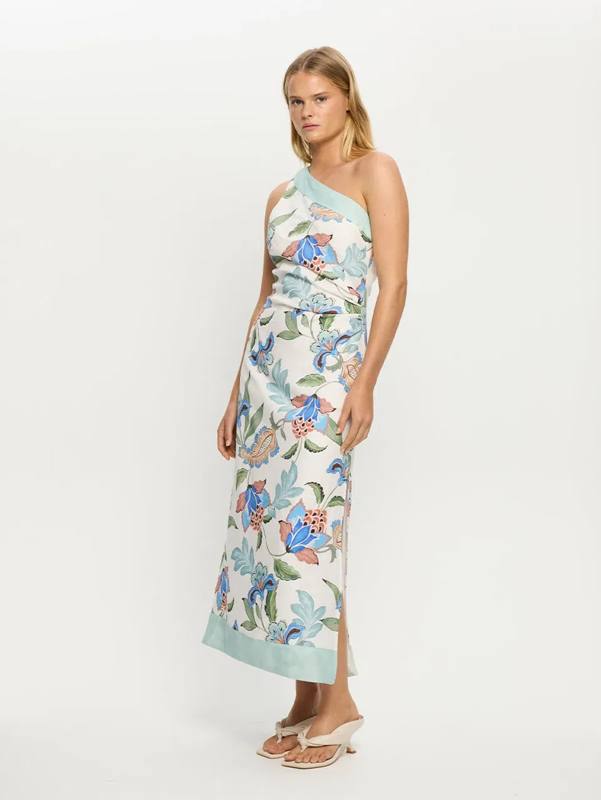 Kivari Azure Midi Dress Size 12  for rent on The Volte - main image